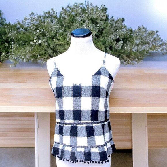 NWT Women's Heartloom Kenzie Plaid Tank - Size M - Picture 1 of 7